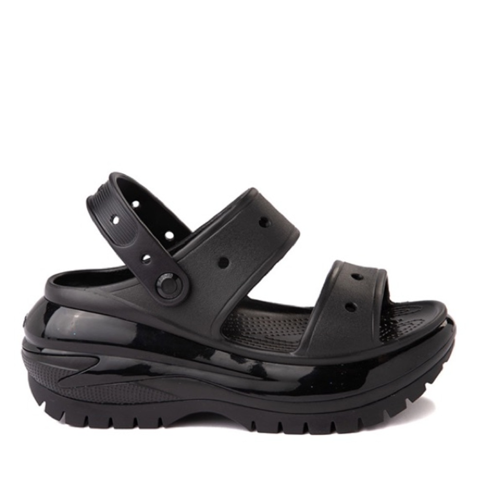 Womens Crocs Mega Crush Platform Sandal 7 Black